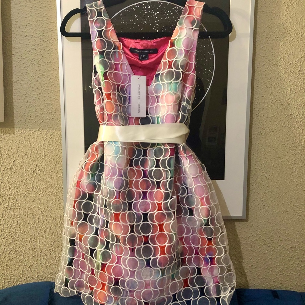French Connection NWT Artistic Dress Size 4 US
